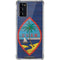 Guam Flag Dark Wood Galaxy Note20 5G Clear Case
